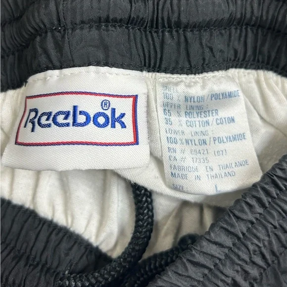 Y2K Reebok Tracksuit L 90's Retro Parachute Windbreaker Joggers